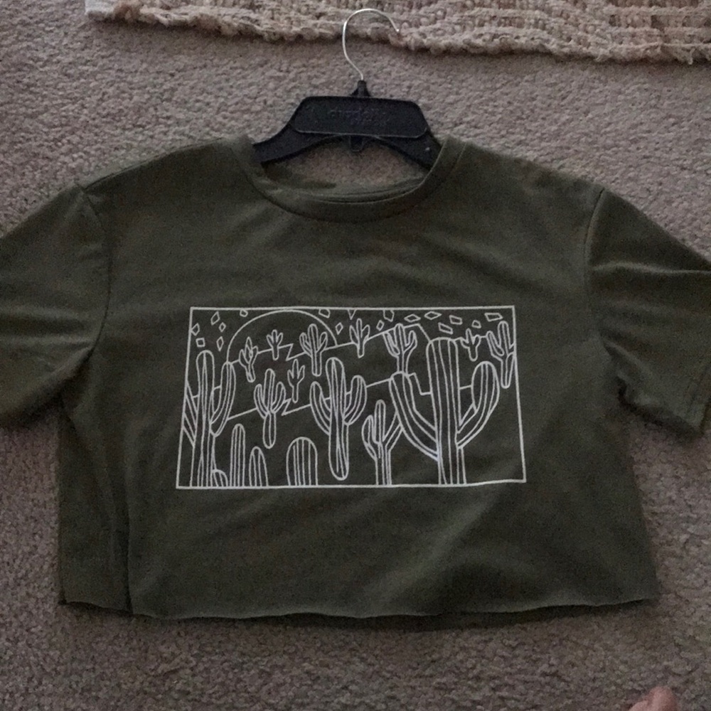Cactus crop top